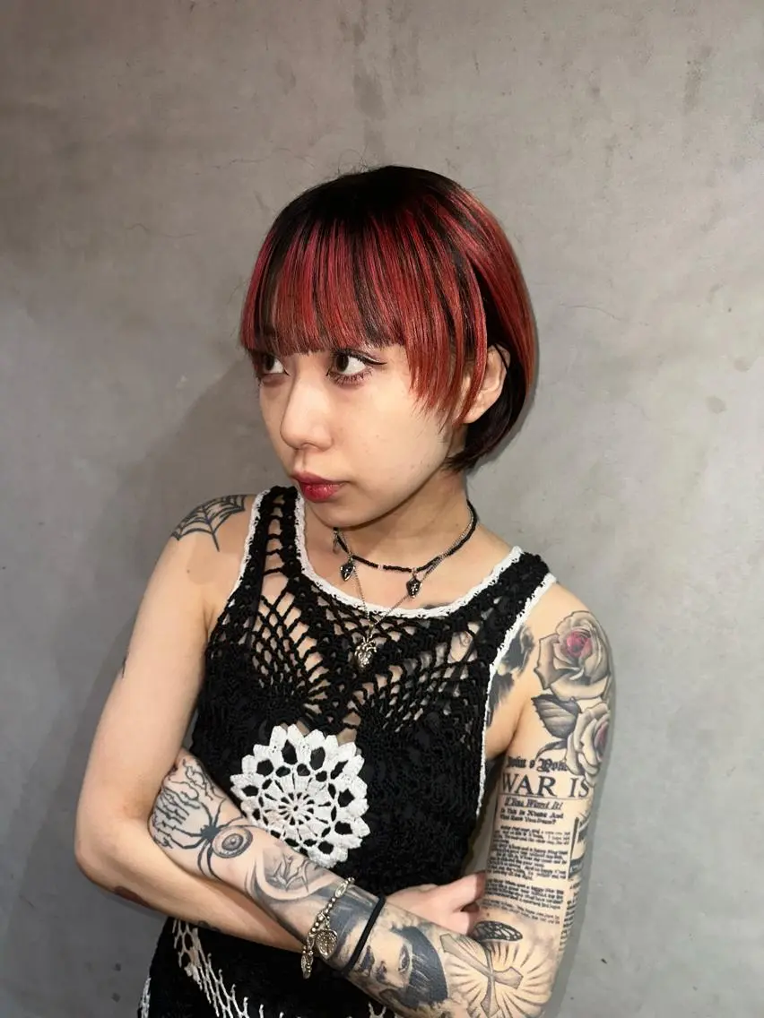 ショート カラー 縮毛矯正/髪質改善 RENのヘアスタイル