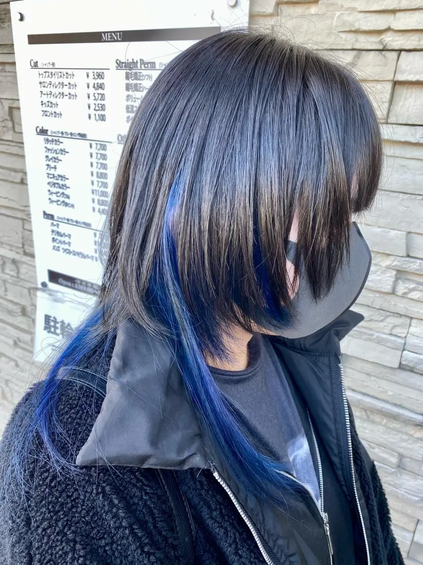 セミロング ウルフカット 💎髪質改善💎艶髪 💎ブリーチ💎津村のヘアスタイル
