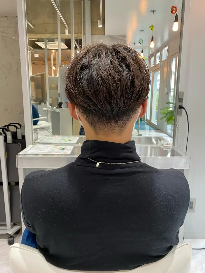 ショート メンズ センターパート ショートヘア カット Riganuts王子 Hayato✂︎のヘアスタイル