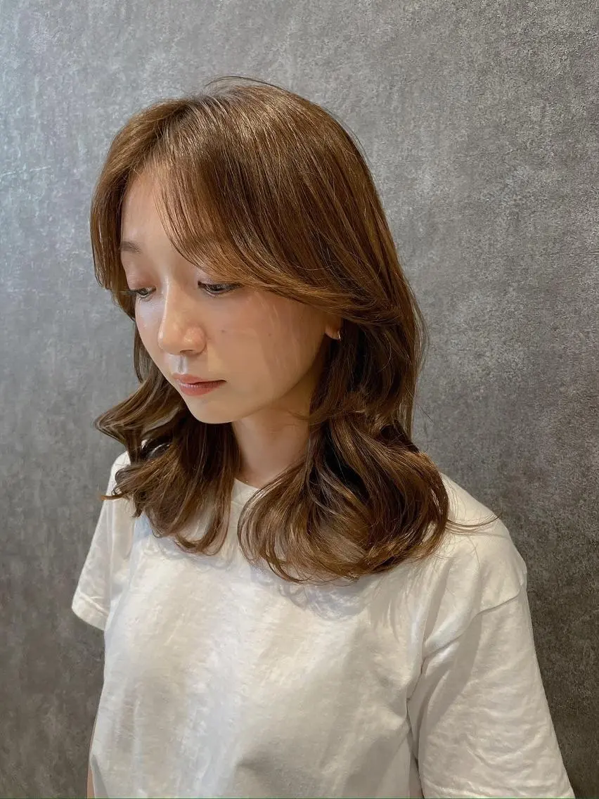 セミロング カラー ダブルカラー グラデーションカラー ハイライトカラー イルミナカラー インナーカラー カット ヘアカラー トリートメント BUCKS【天王寺】 バックス【駅30秒】のヘアスタイル