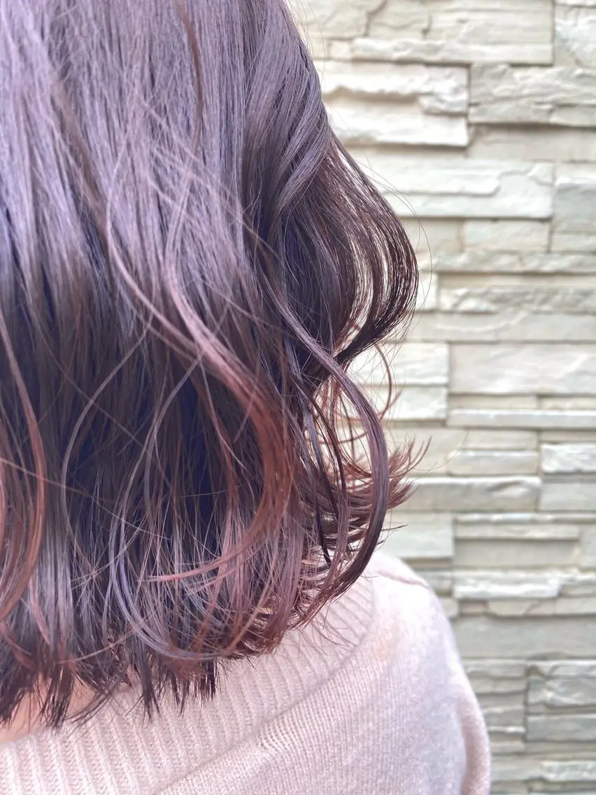 ミディアム カラー イルミナカラー トリートメント 透明感カラーブリーチ 🌼シゲモトアヤ🌼のヘアスタイル