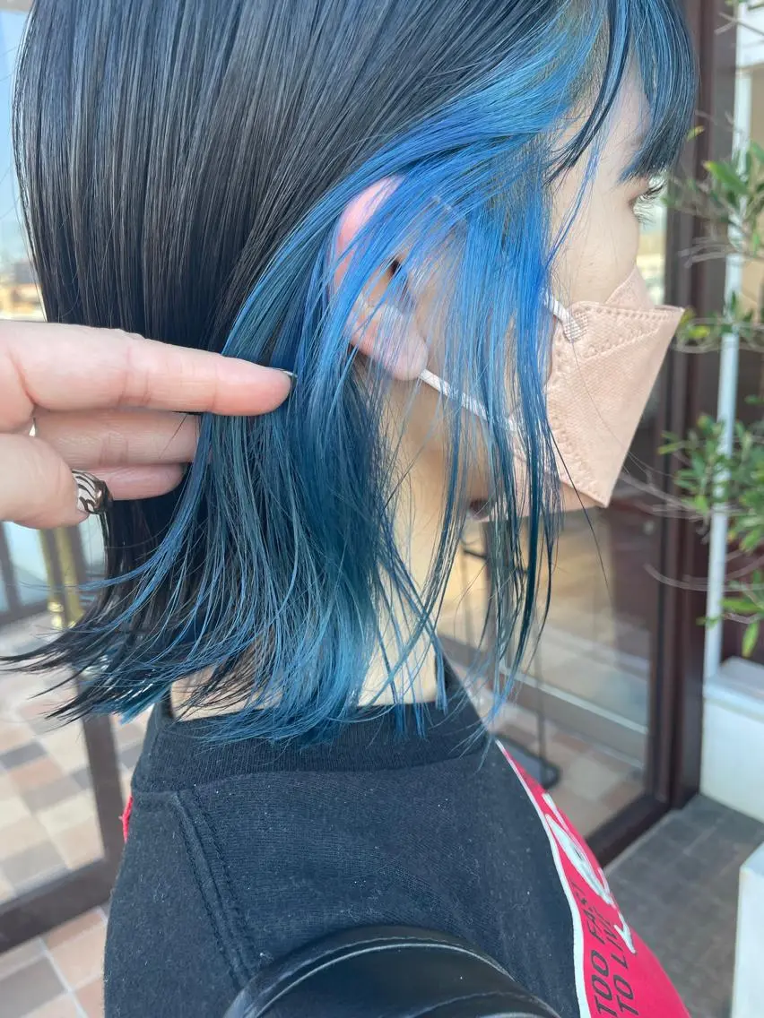 ミディアム カラー ヘアアレンジ EARTH長岡店🩵 石原莉穂のヘアスタイル