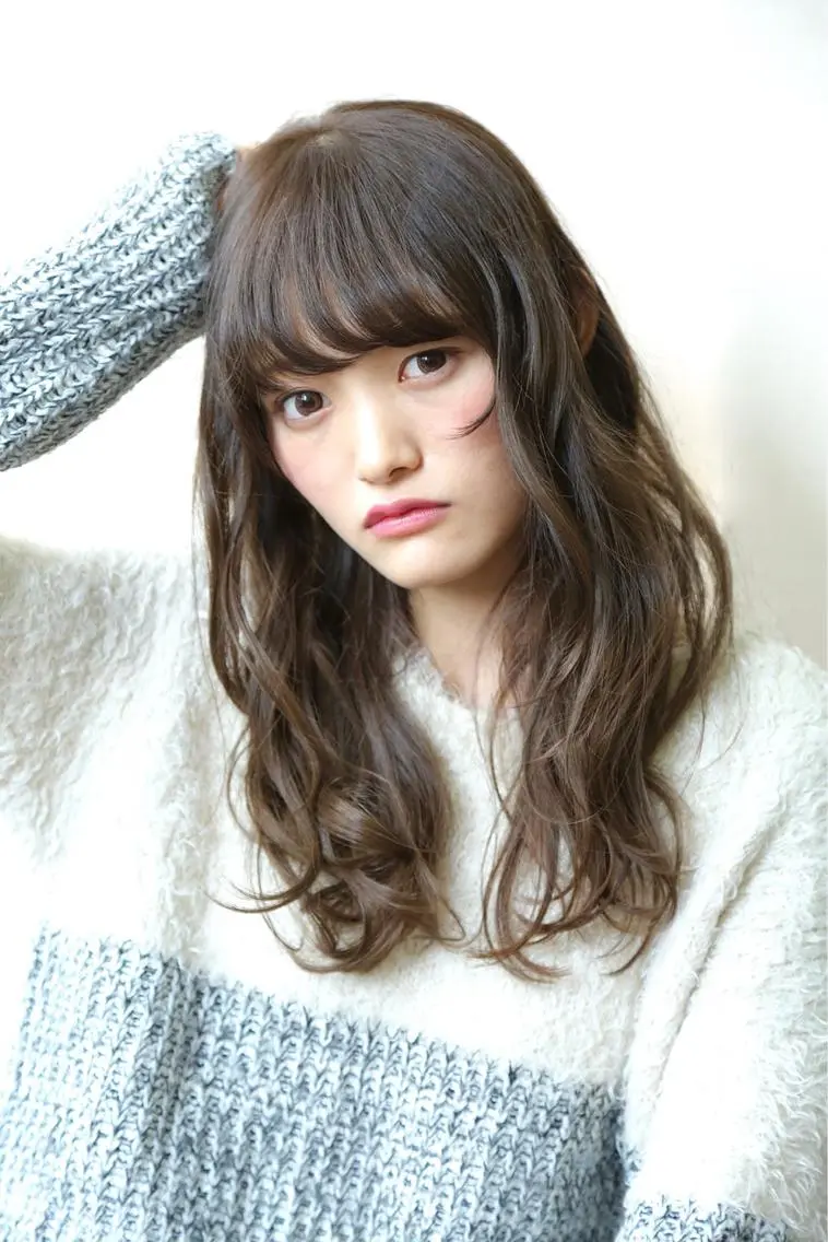 ロング パーマ カット パーマ トリートメント AI 高田馬場店のヘアスタイル
