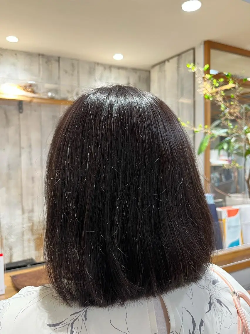 ミディアム カラー おの ももか /京急富岡のヘアスタイル
