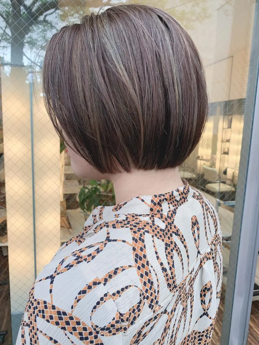 ショート カラー ボブ 髪質改善サロン ARCHE野瀬冬馬のヘアスタイル