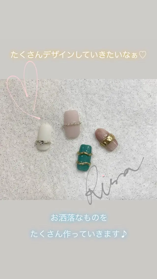 ネイル ハンドネイル 手塚 里奈のネイルデザイン
