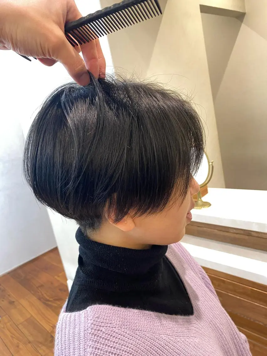 ショート カット トリートメント 🫧似合わせショート イシダ🫧のヘアスタイル