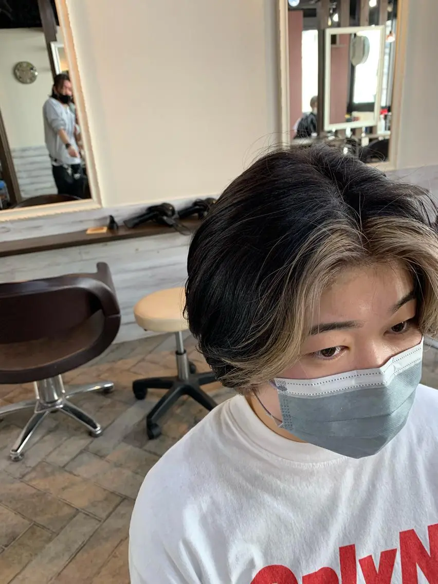 ショート カラー カット トリートメント ヘッドスパ メンズサロン ANSWERのヘアスタイル