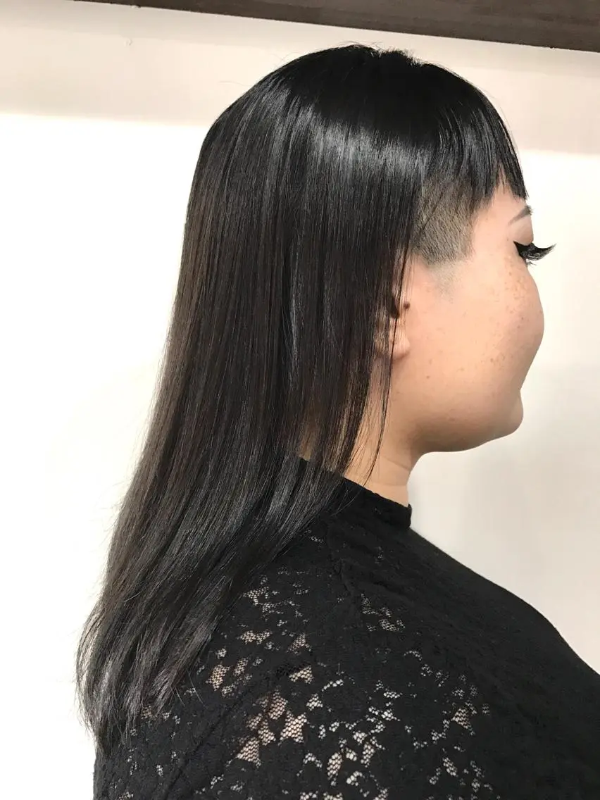セミロング 縮毛矯正 女性専用サロン 【中崎町】ゆきみのヘアスタイル