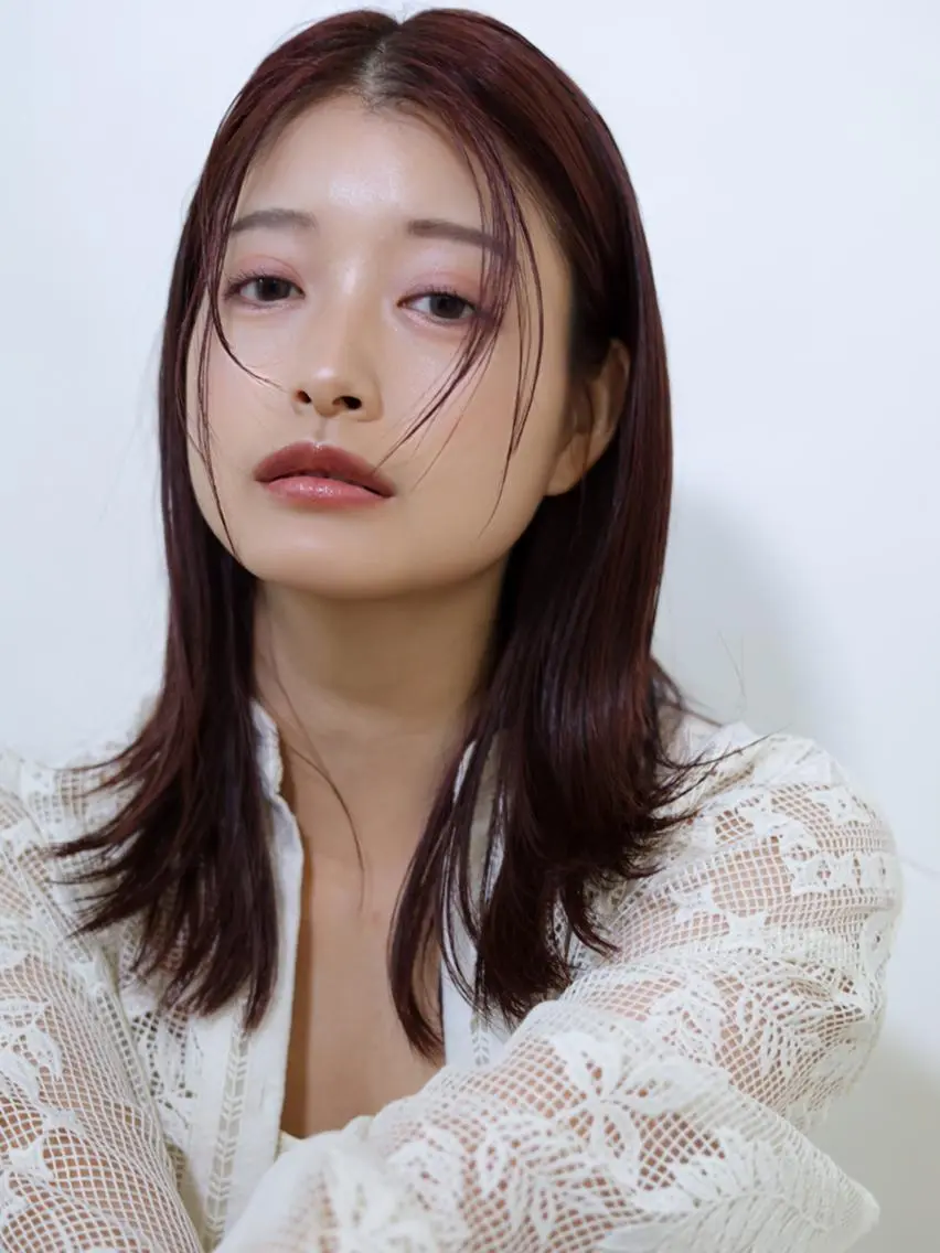 ミディアム カット たけだゆうほ♪ ブリーチ/インナーのヘアスタイル