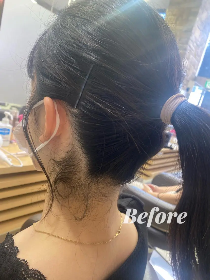 ロング パーマ ヘアアレンジ TSUNA 🌙 Lim 五反田のマツエク・マツパデザイン