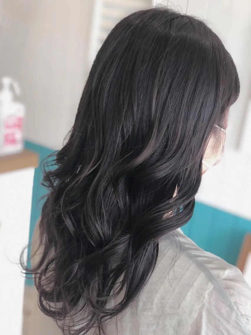 ロング カラー ラベンダーカラー ヘアカラー Snaly カラー特化ページのヘアスタイル