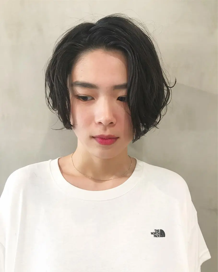 ショート パーマ カット パーマ トリートメント 優作 〜圧倒的信頼〜のヘアスタイル