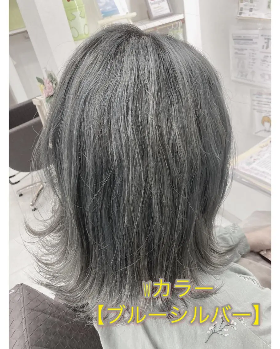 ミディアム ヘアカラー トリートメント 💐リラジュネス💐 美髪Salon💫のヘアスタイル