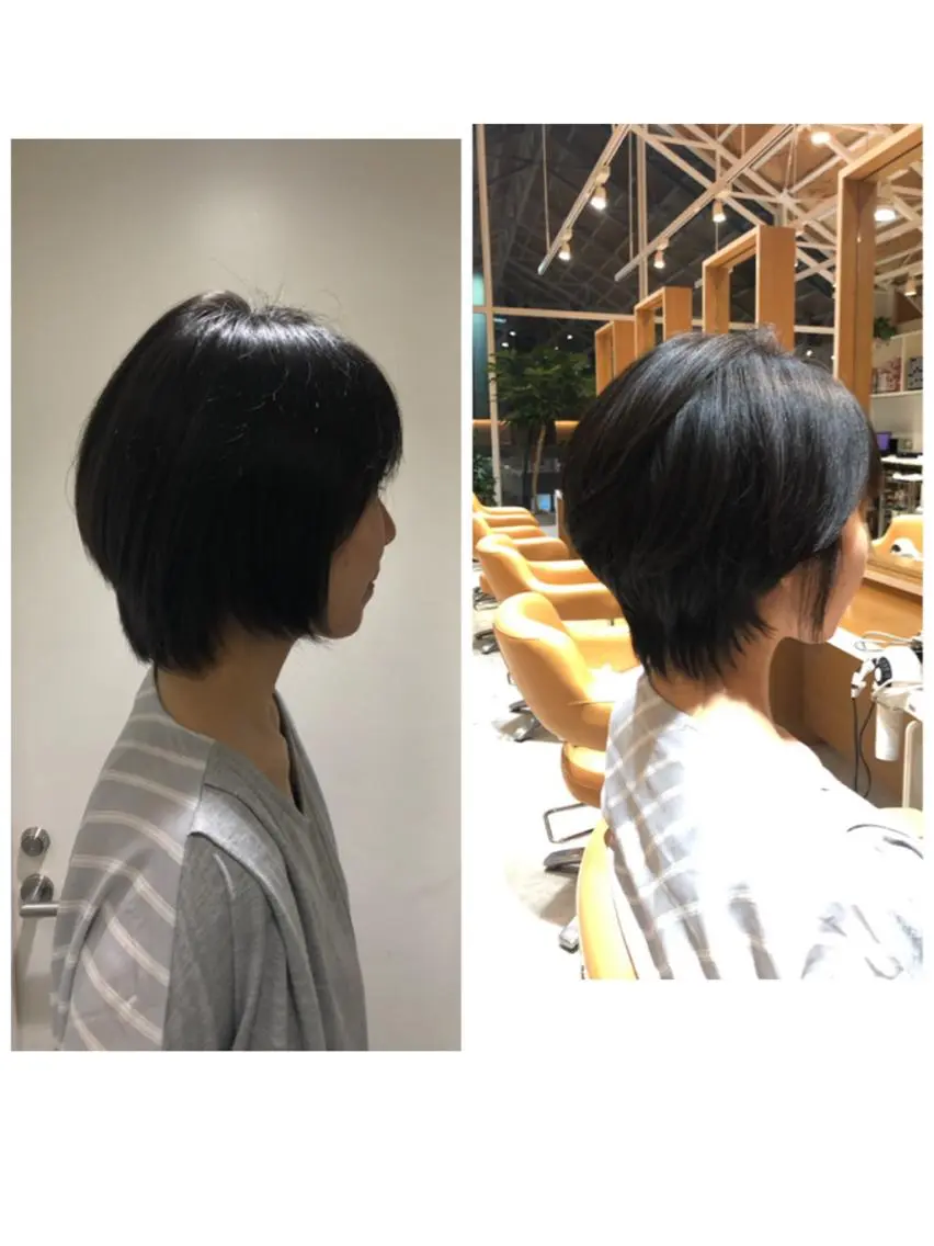 ショート ショートヘア 中尾 文哉のヘアスタイル