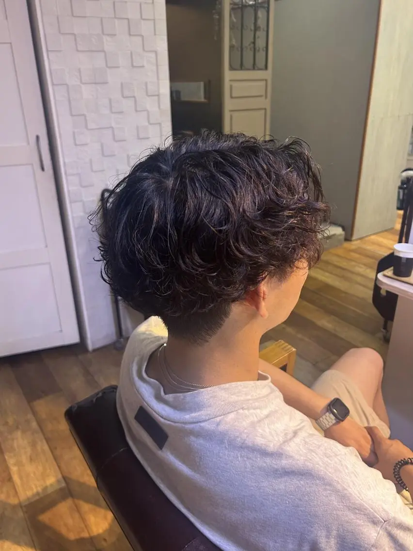 パーマ メンズ メンズパーマ 田子 未鈴のヘアスタイル