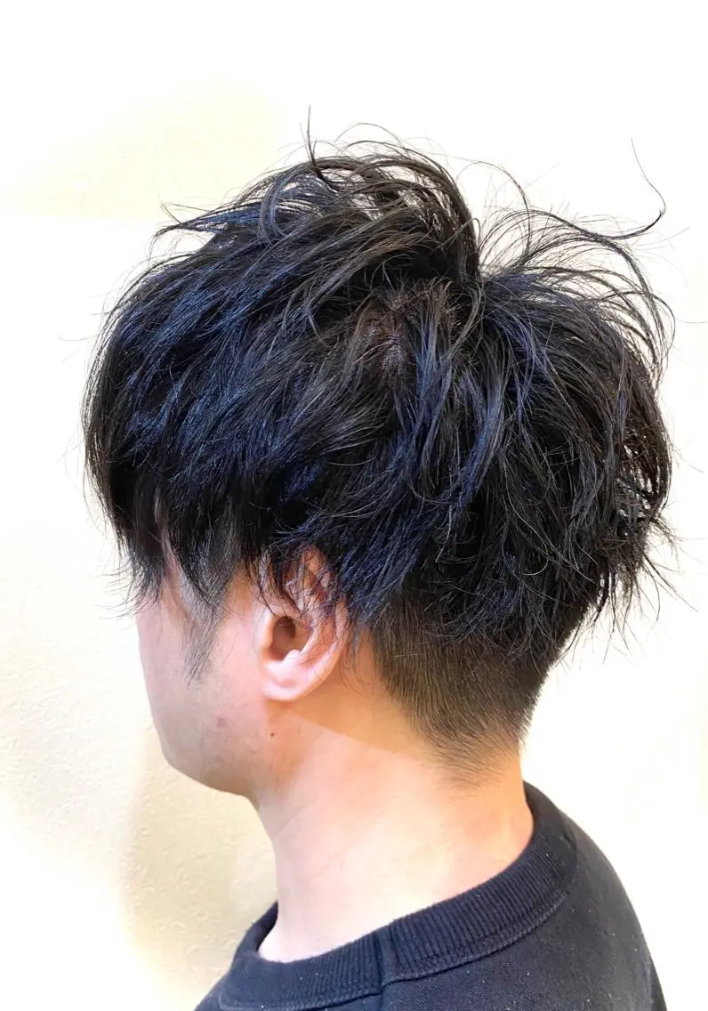 パーマ メンズ ショート/レイヤー/ 髪質改善【きち】のヘアスタイル