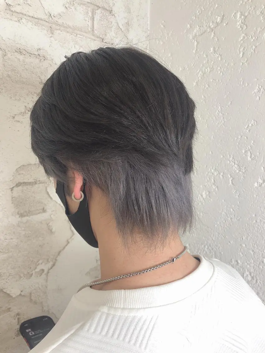 ショート カラー メンズ カット ヘアカラー トリートメント ヘッドスパ ヘアセット ️韓国ヘア/レイヤー カット❤️Yūkaのヘアスタイル