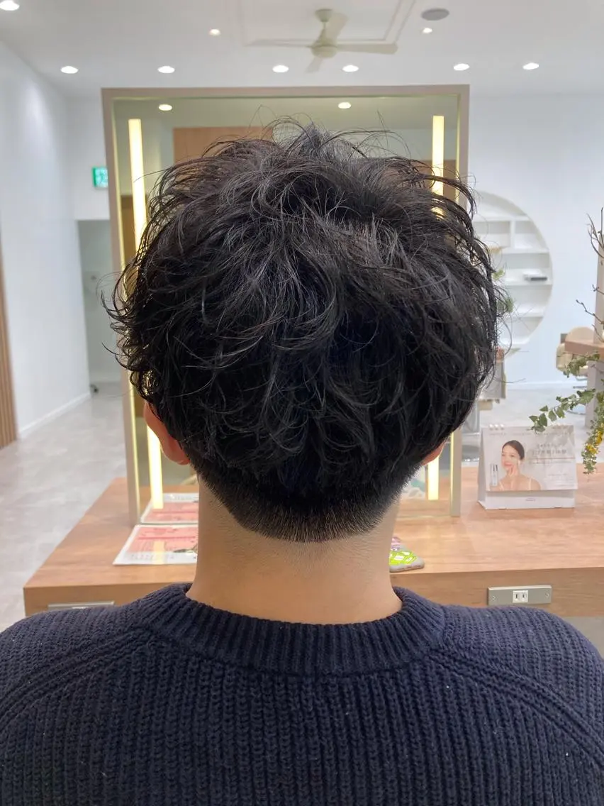 メンズ メンズパーマ カット パーマ 木野田 萌のヘアスタイル