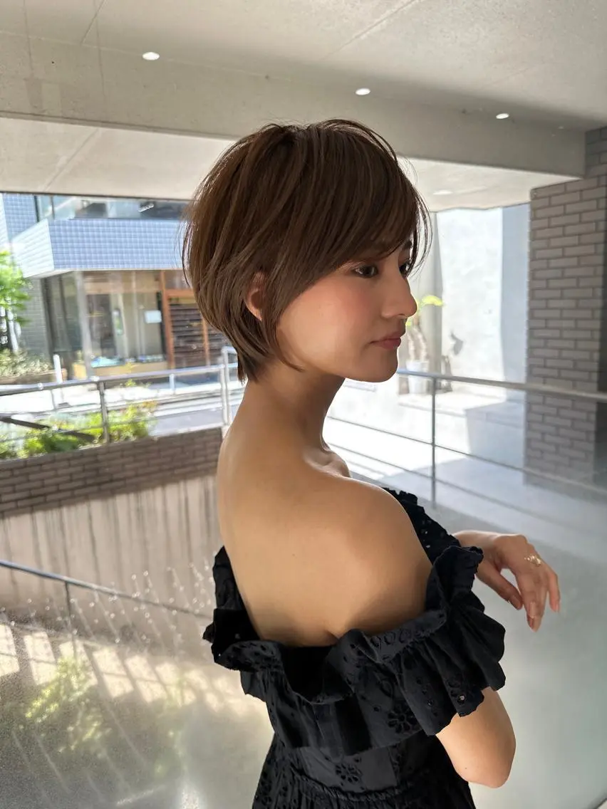 ショート カラー 🫧似合わせショート イシダ🫧のヘアスタイル
