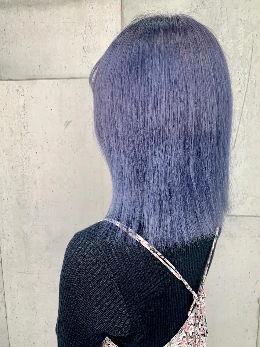 ミディアム ヘアカラー トリートメント 大内 志穂のヘアスタイル