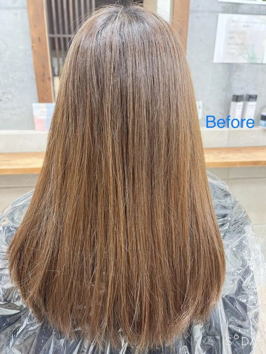 ロング カラー たなか なおのヘアスタイル