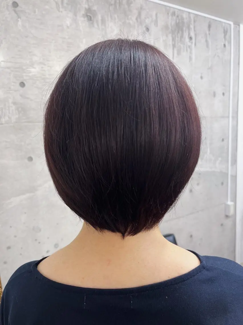 ショート パープルカラー ショートヘア MeL 横浜/ MIHOのヘアスタイル