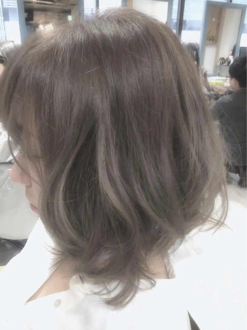 ショート ミディアム セミロング カラー パーマ ヘアアレンジ ベージュカラー グラデーションカラー 縮毛矯正/美髪 髪質改善/石田幸輔のヘアスタイル
