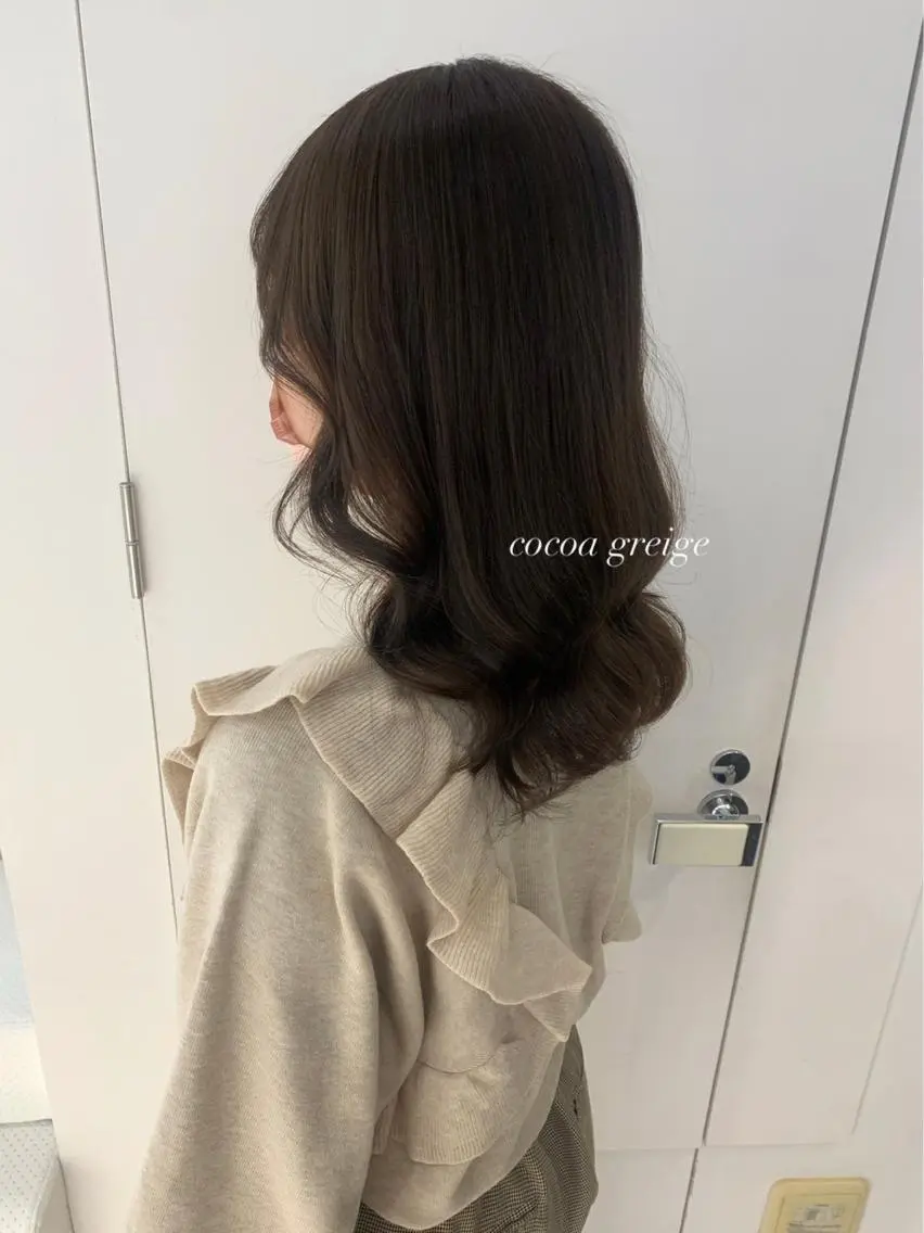 セミロング カラー ParveMix 🤍加藤理沙のヘアスタイル