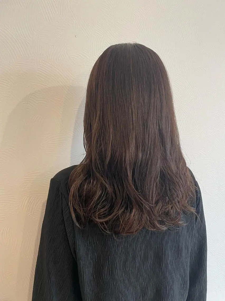 セミロング パーマ 五日市 愛衣のヘアスタイル
