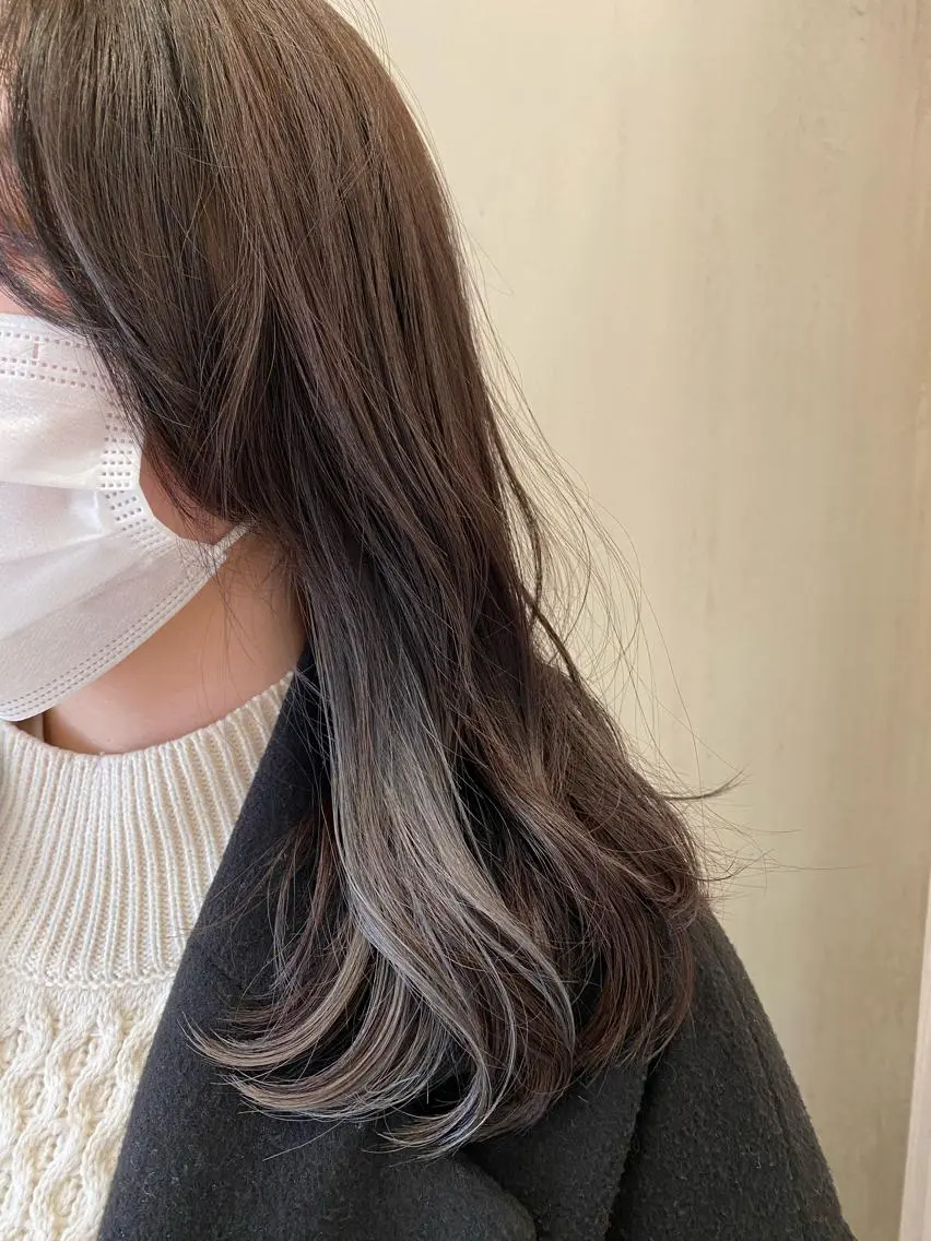 ミディアム カット ヘアカラー トリートメント 🩵Arisa MODE K's🫧のヘアスタイル