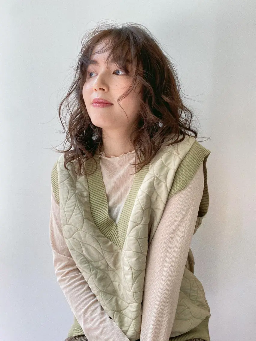 ミディアム パーマ ミディアムパーマ 🍃服部 雅哉🍃銀座◎のヘアスタイル