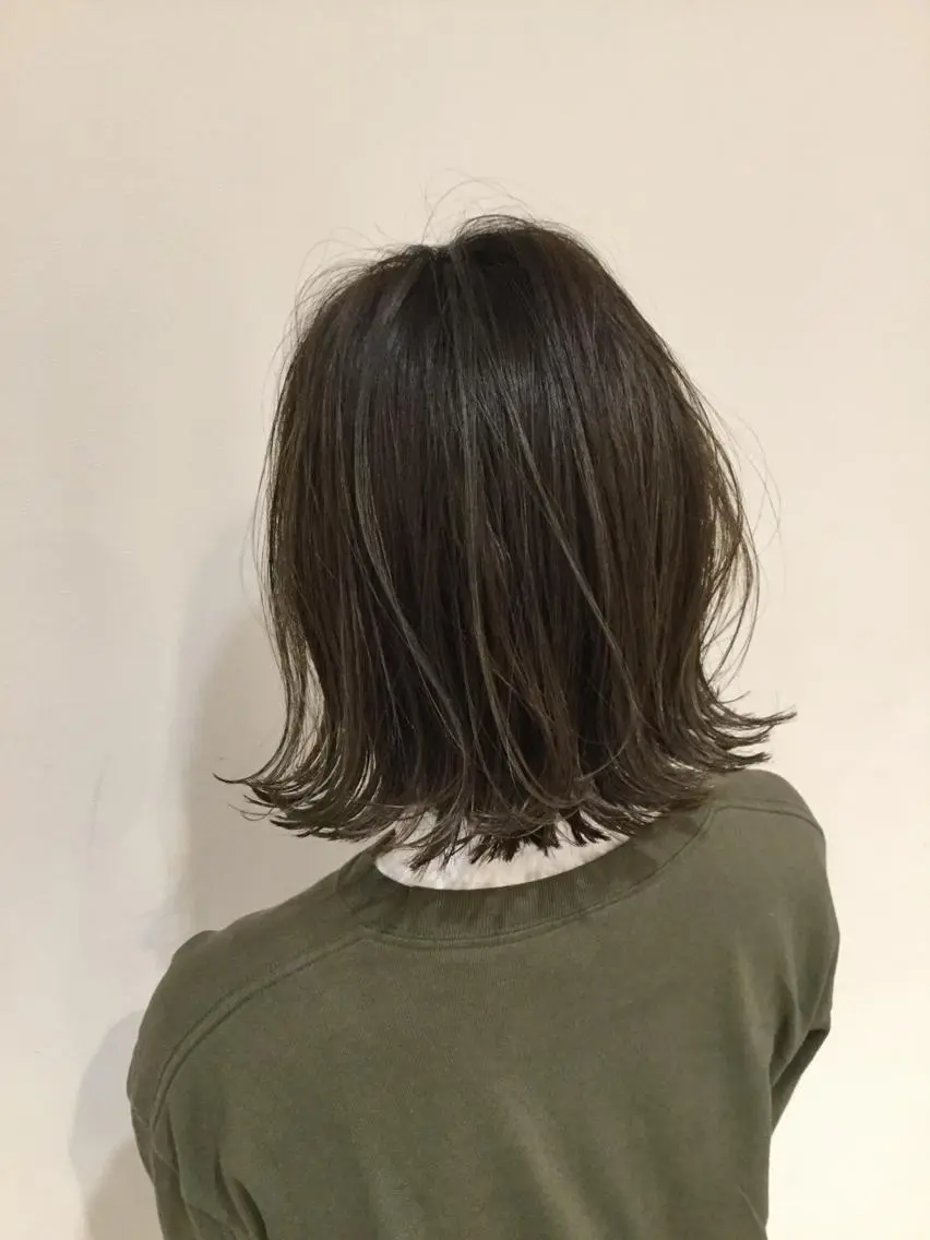 ショート カラー 髪質改善カラー韓国風 レイヤーtudaのヘアスタイル