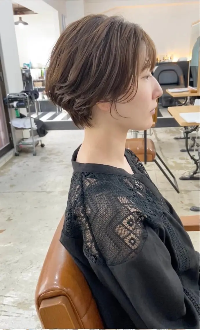 ショート カラー ショートヘア ショートヘア、ボブ こやさん　コヤマのヘアスタイル