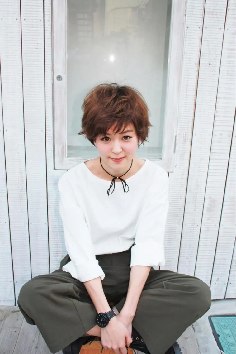 ショート カラー Shingo #パーマのヘアスタイル