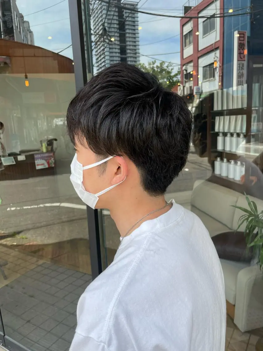 ショート メンズ 刈り上げ カット ヘッドスパ いまじゅく あおいのヘアスタイル