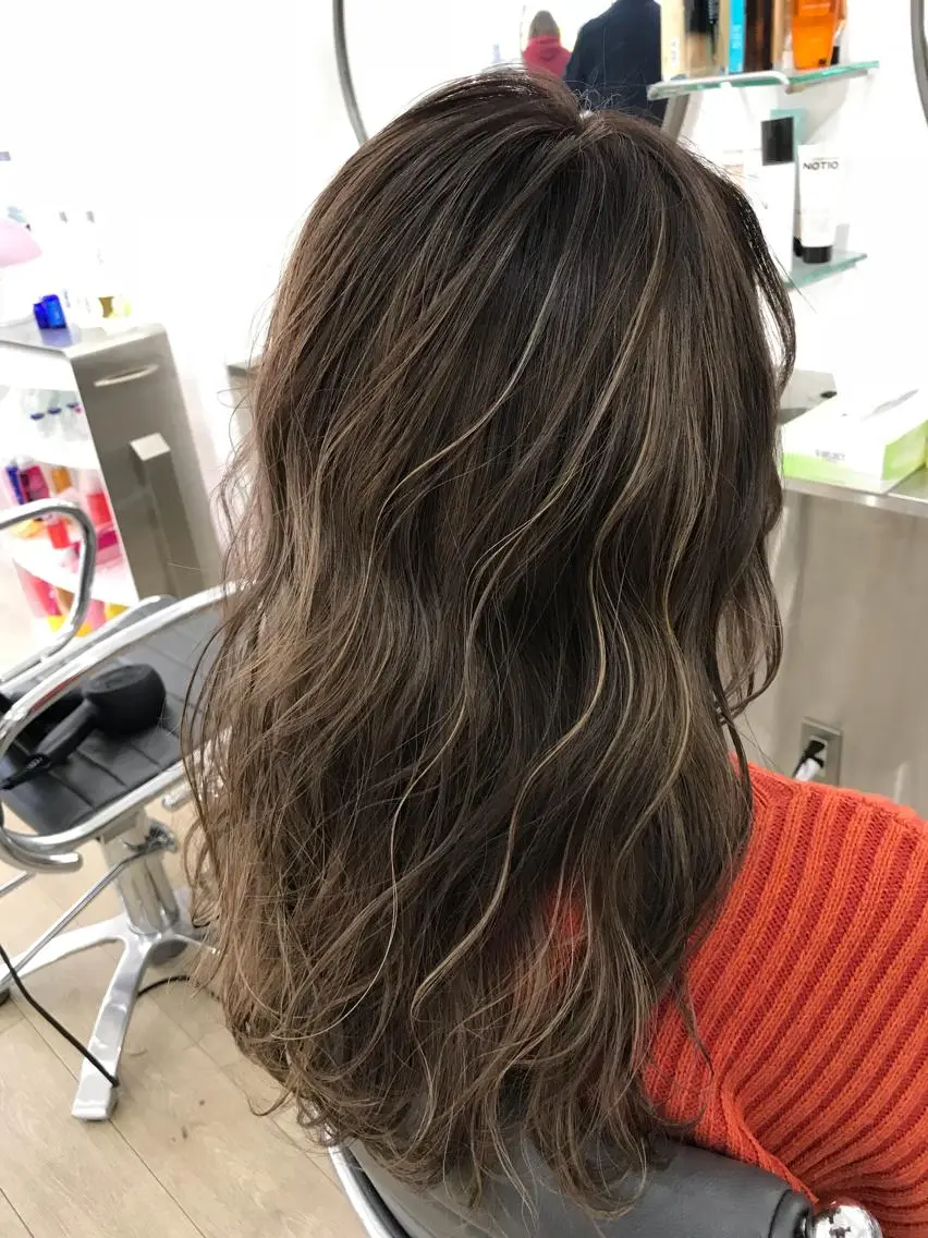 セミロング カラー ヘアカラー トリートメント Reb_keiji 👑小倉圭司のヘアスタイル