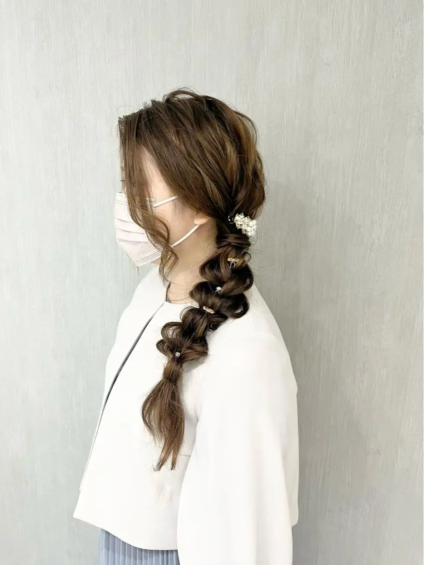 ロング ヘアアレンジ ヘアセット専門店 Rのヘアスタイル