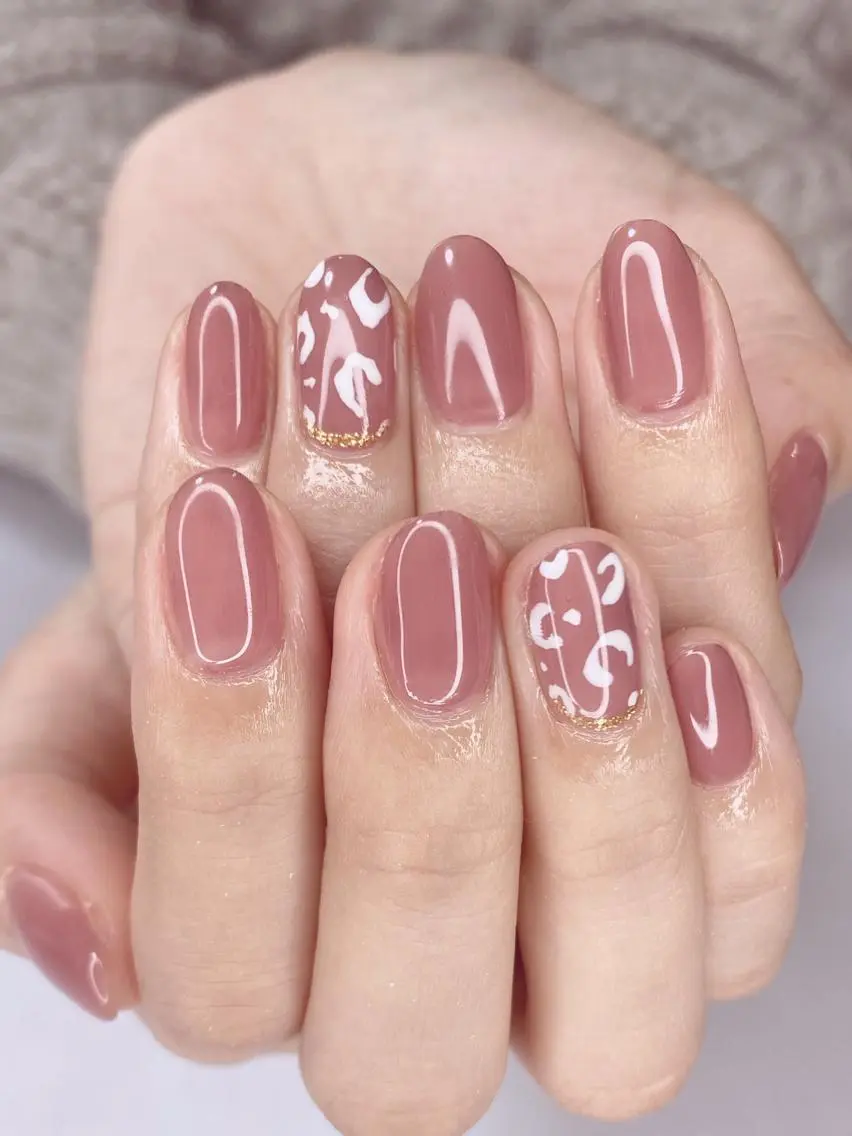 ネイル アニマル柄 アートネイル オーロラネイル 桜ネイル クリアネイル Ｎail Ｓalon ertiのネイルデザイン