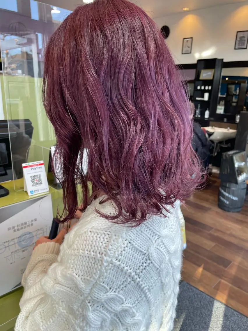 カラー 嶋岡 乃愛のヘアスタイル