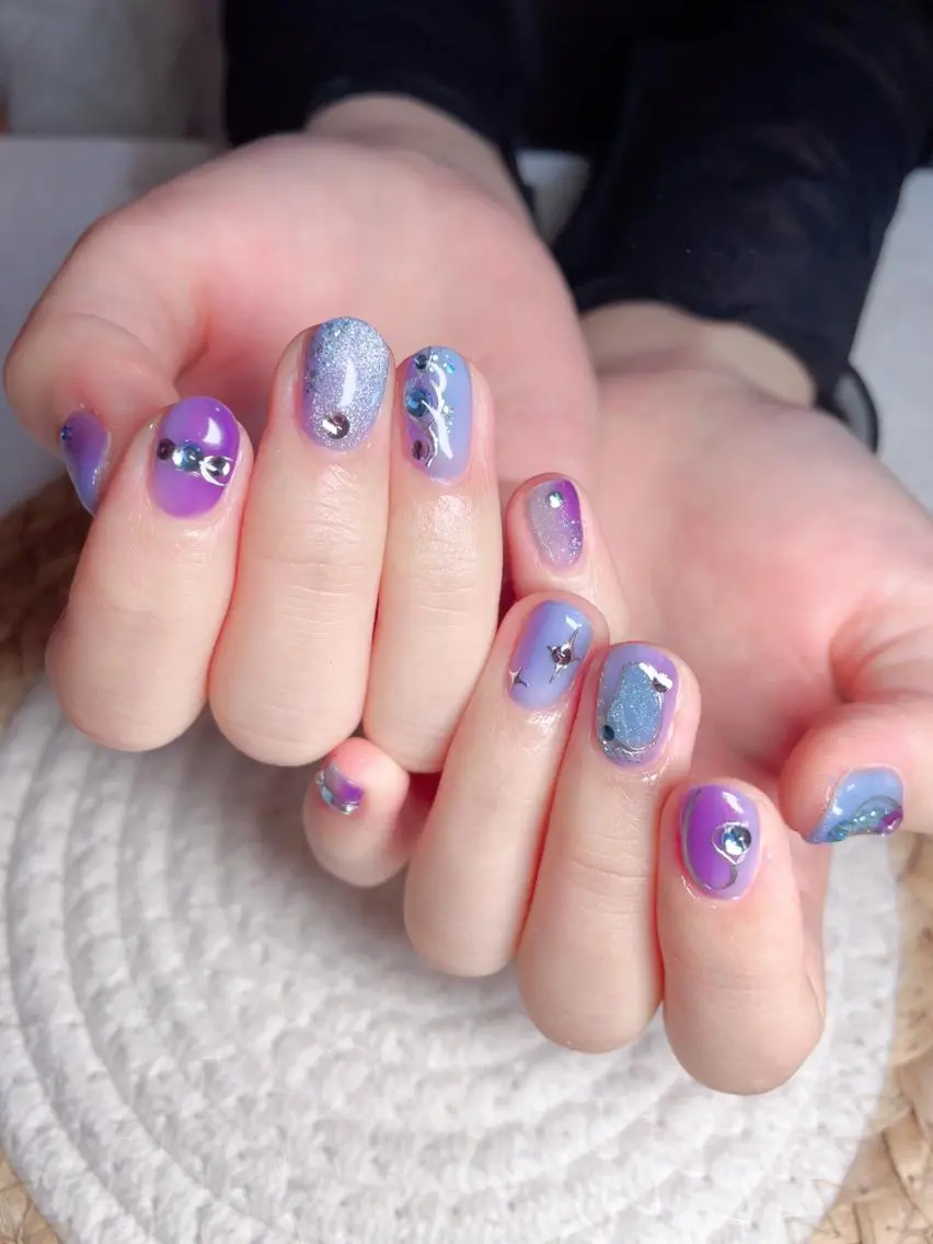 ネイル ハンドネイル M 🌷Nail 長さだし専門店のネイルデザイン