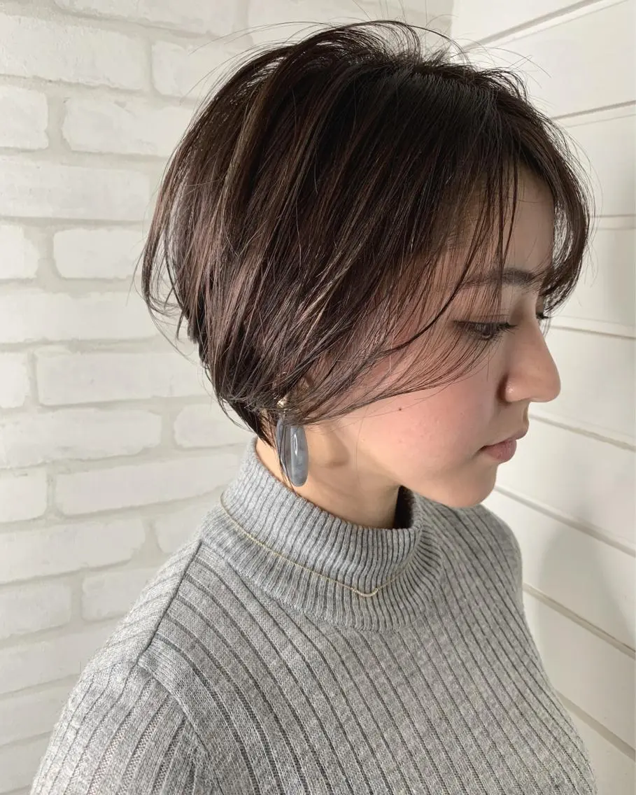 ショート 穐田 司樹のヘアスタイル