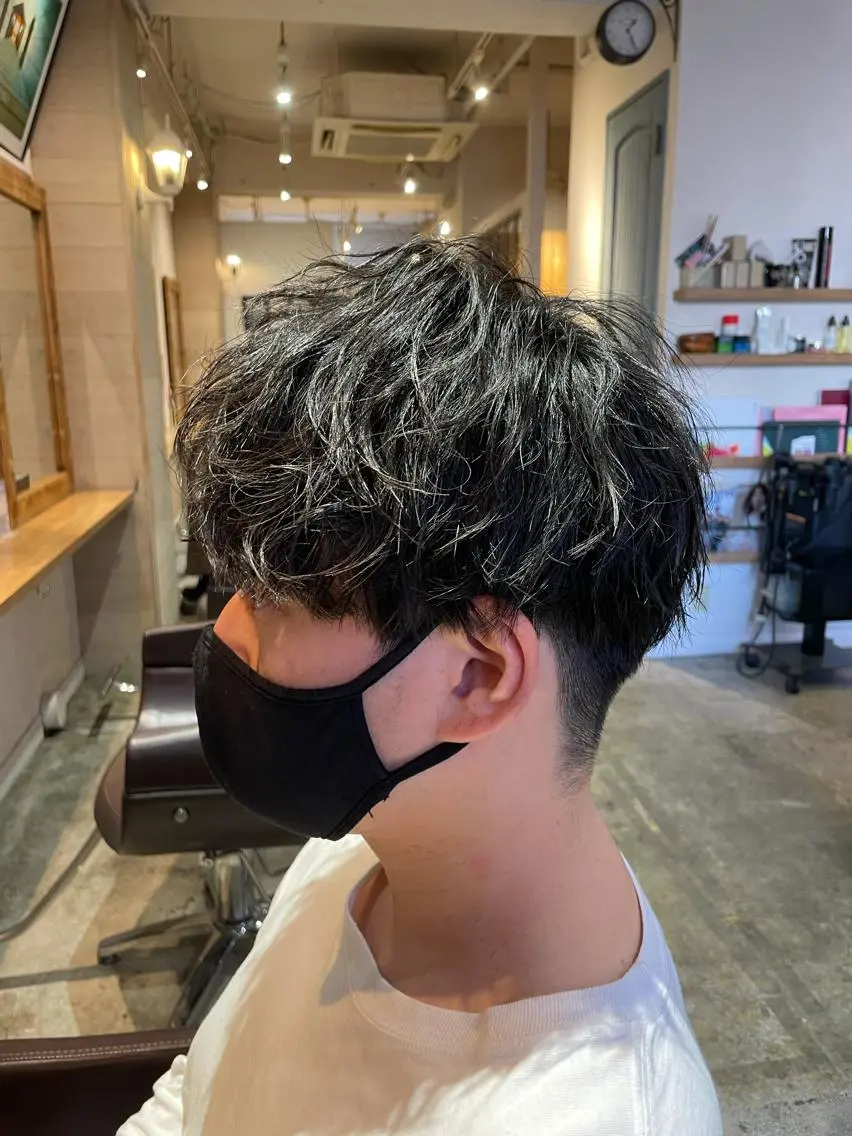 メンズ マッシュ 優真/難波で 1番パーマが上手いのヘアスタイル