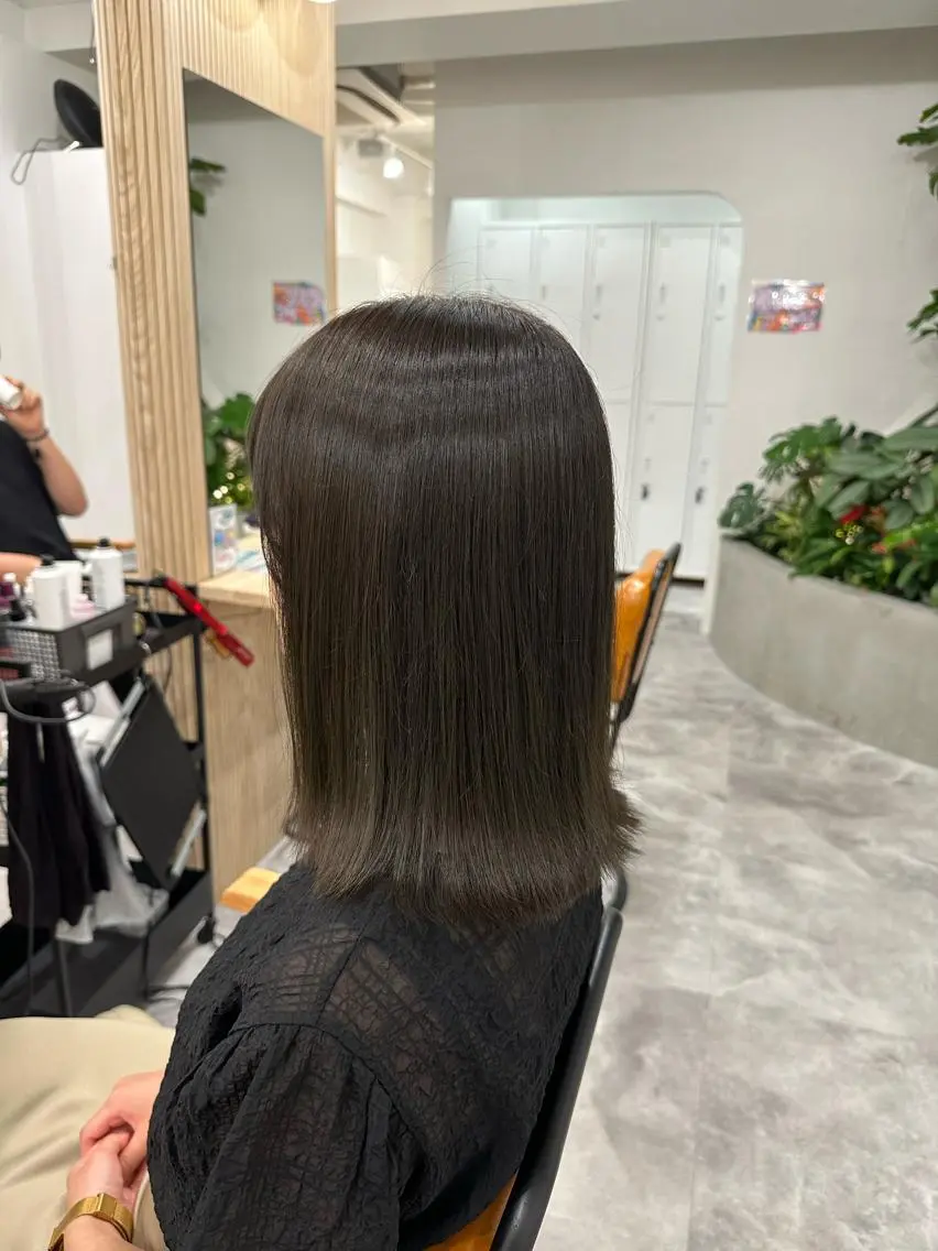 ミディアム カラー カット ヘアカラー ROPE🫧 フウカのヘアスタイル