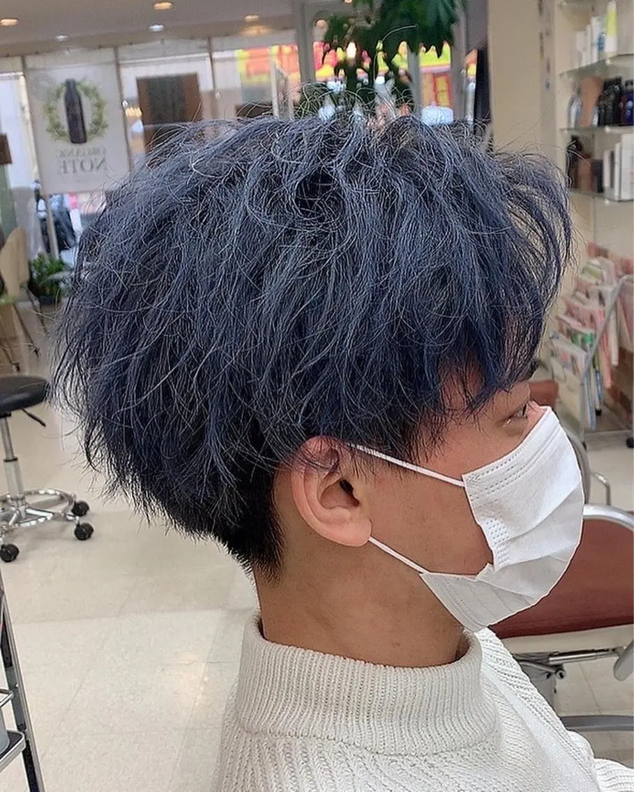 ショート カラー メンズ Cecilhair なんば店    岩川のヘアスタイル