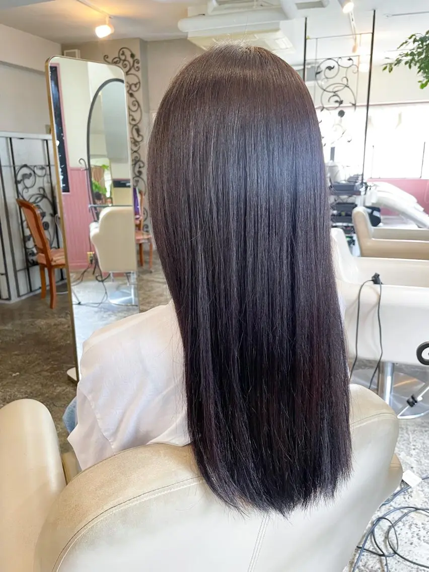 ロング カラー パーマ ヘアアレンジ メンズ 表参道Lise おおいしおりのヘアスタイル