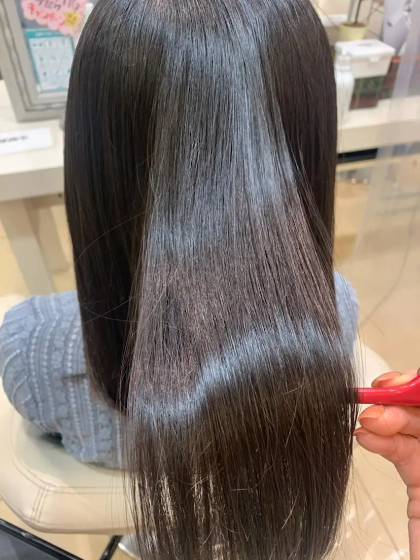 ロング トリートメント 酸熱トリートメント Hair&Cafe Matty’sのヘアスタイル