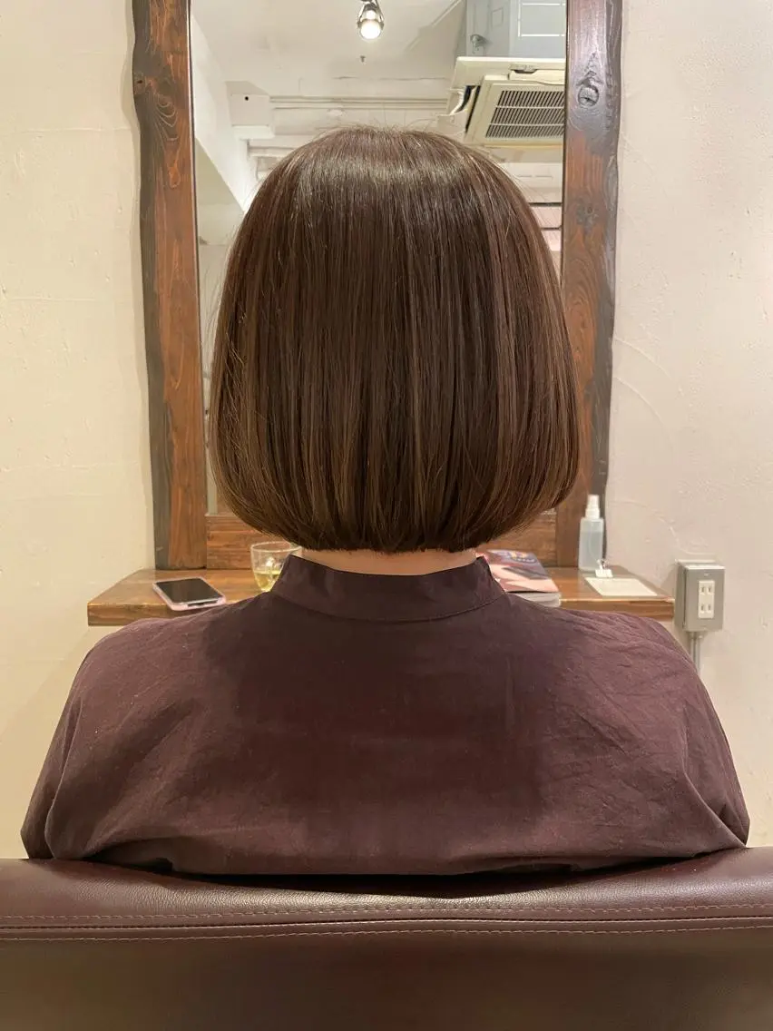 ショート minatsu 東京の技術を京都でのヘアスタイル