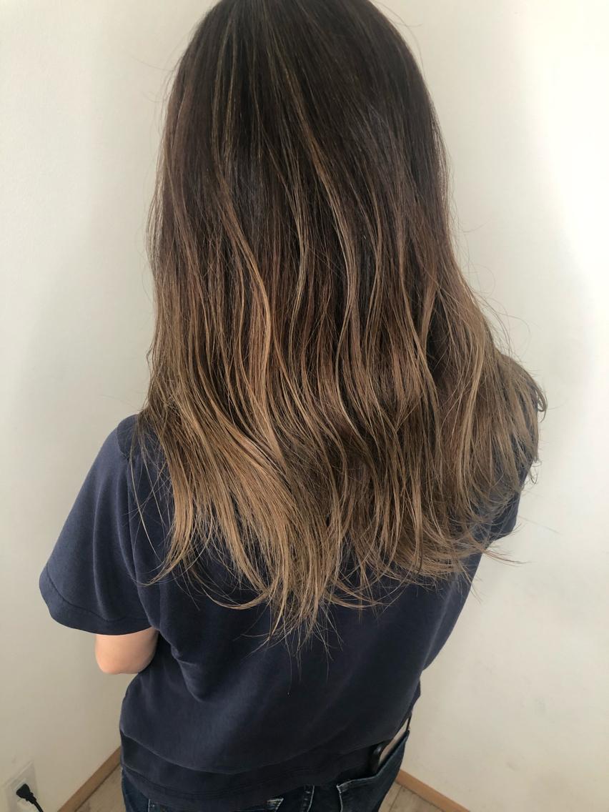 セミロング カラー 石垣島/美容師 Moeのヘアスタイル