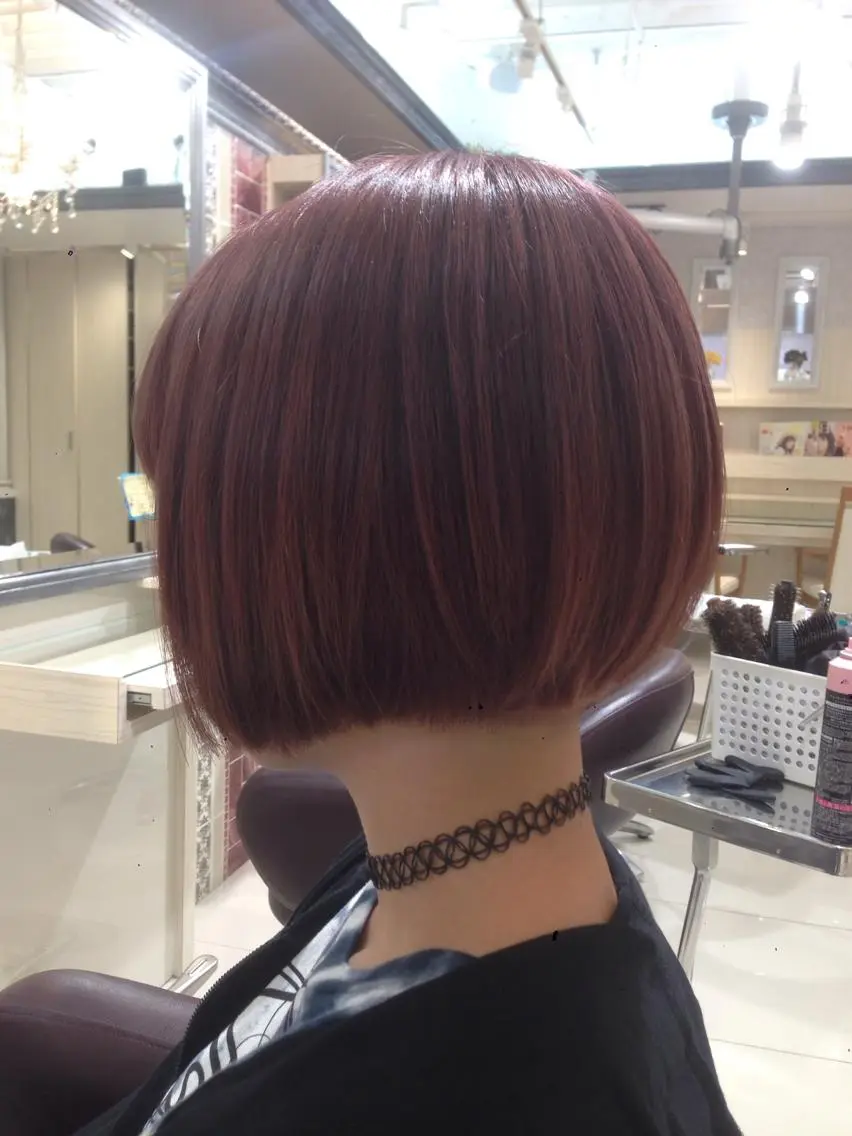ショート カラー アッシュ ピンクカラー ピンクアッシュ ✨艶髪✨透明感✨ 山内大樹のヘアスタイル